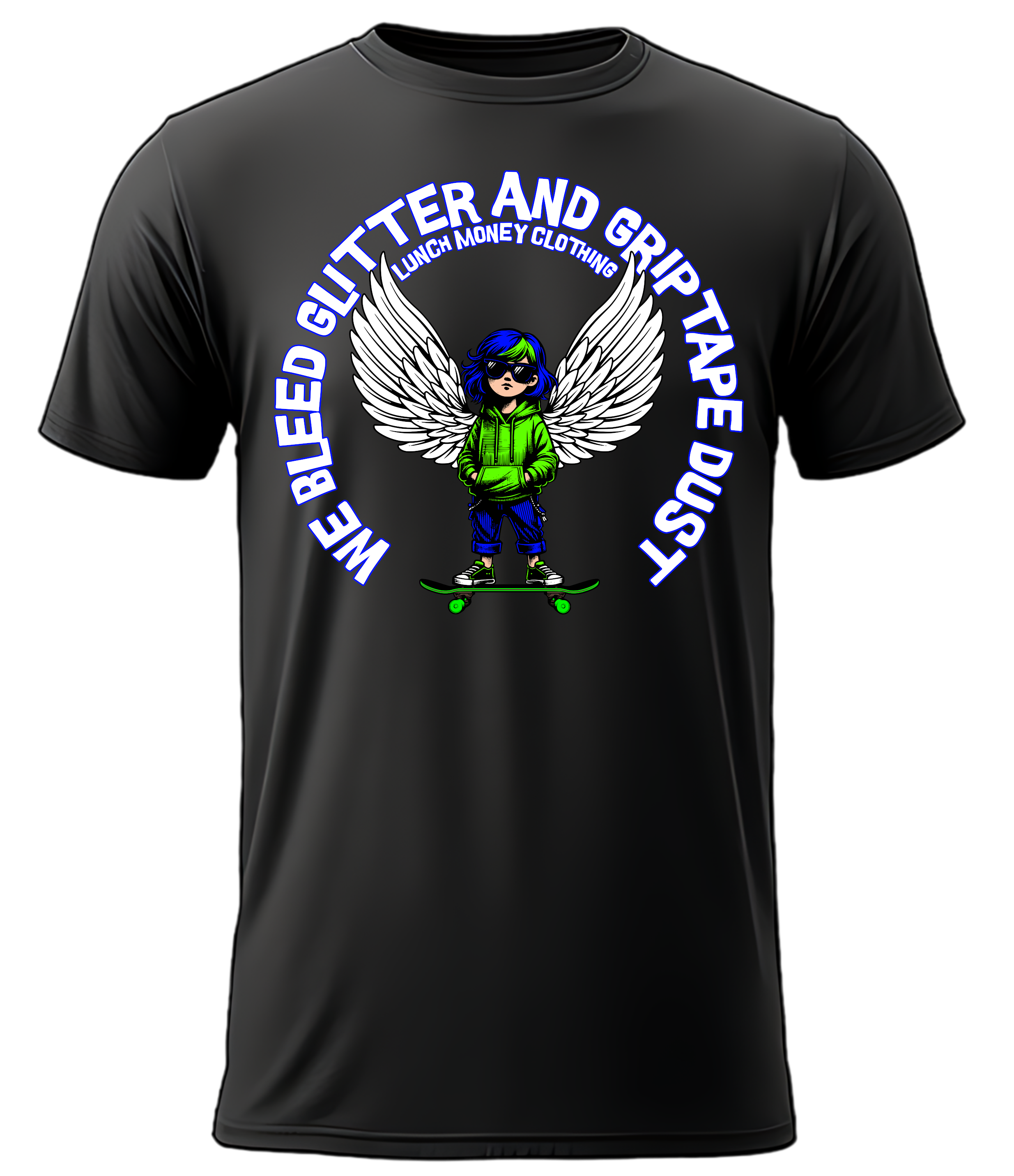 Glitter and Grip Tape Angel