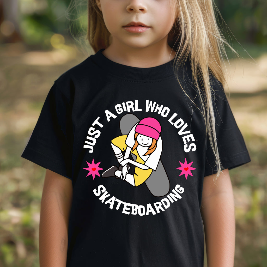 Just A Girl Who Loves Skateboarding