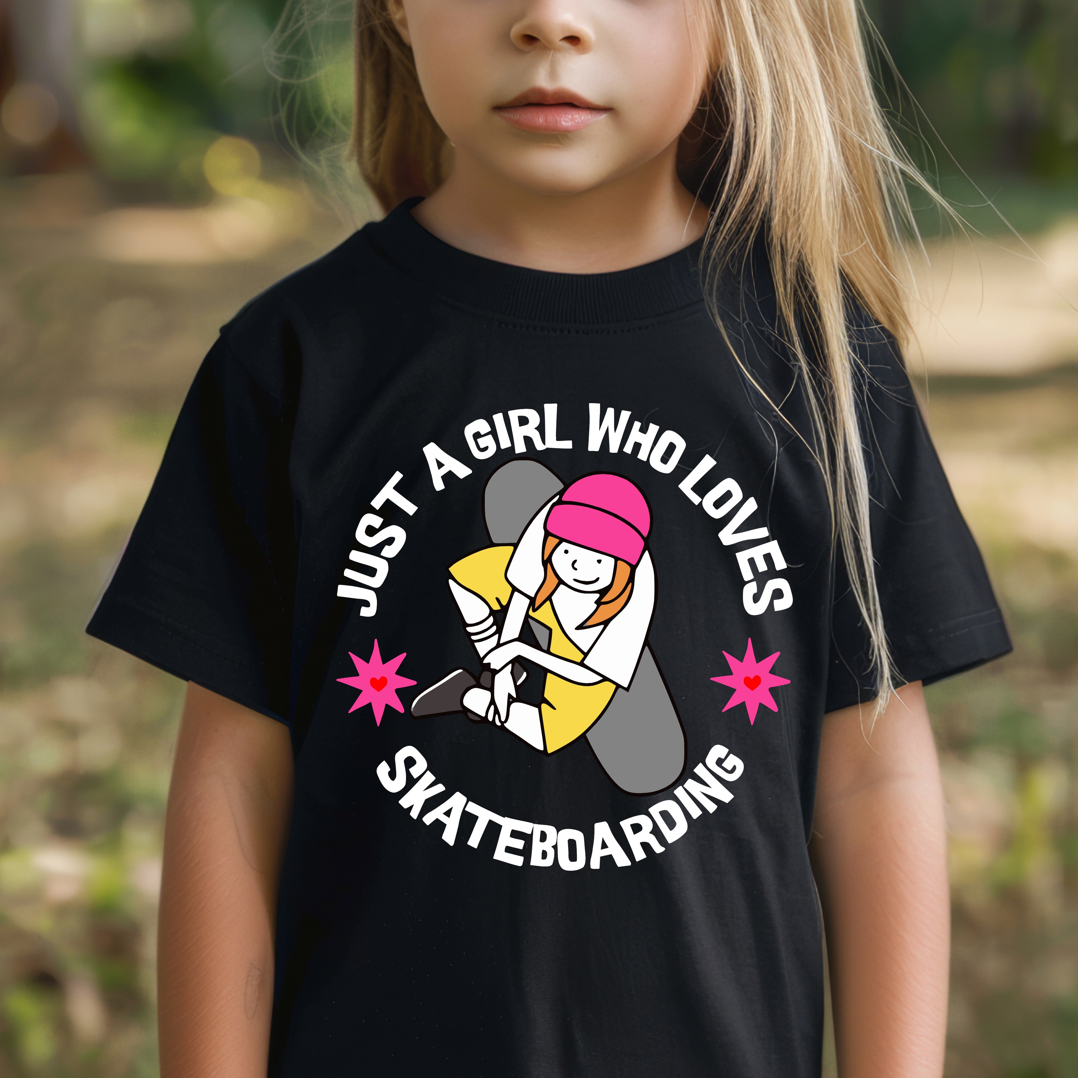 Just A Girl Who Loves Skateboarding