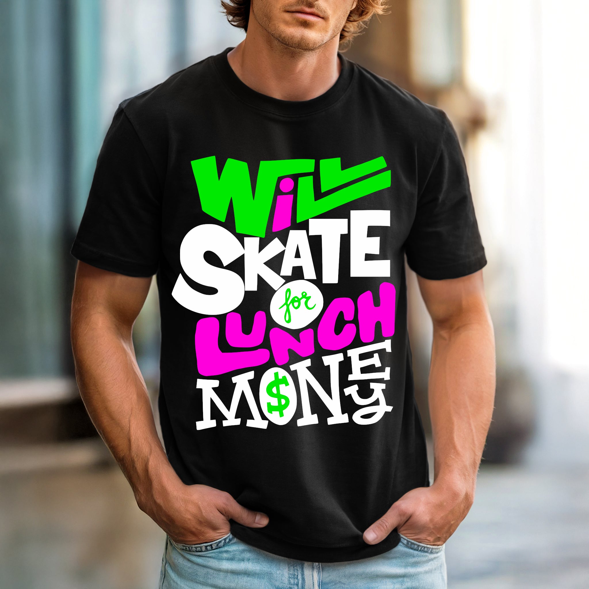 Will Skate For Lunch Money